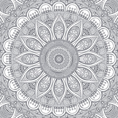 Seamless pattern. Vintage decorative elements. 