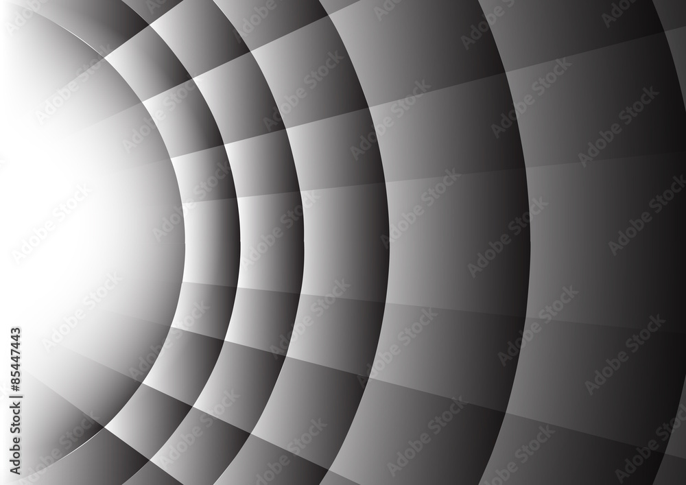 Poster vector : abstract radius of circle background