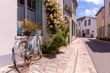 Fototapeta na wymiar Ile de Ré en Vélo