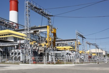 power plants, substations