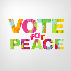 Vote for peace