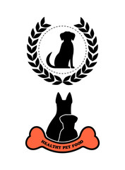 symbol of healthy food of animals