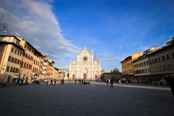 Fototapeta premium Exterior of Basilica of Santa Maria Novella