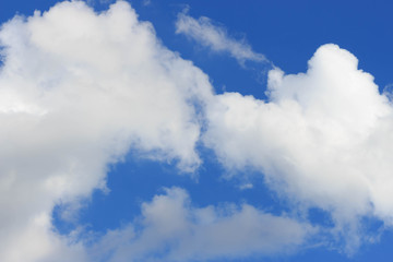 blue sky with clouds background