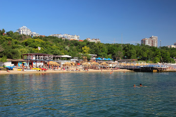 June 14, 2015, Odessa, Ukraine, The coastline along the Black Sea..