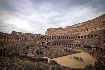 Fototapeta na wymiar Interior of the Colosseum