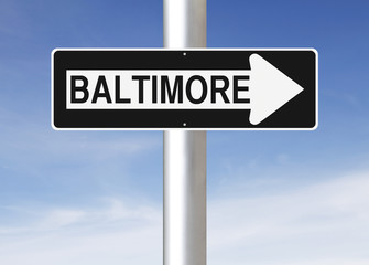 Obraz premium This Way to Baltimore 
