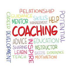 Coaching Word Clouds Concept