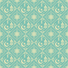 Fototapeta premium Ramadan background pattern