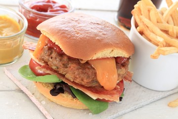 cheese filled birger sliders