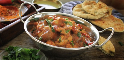 chicken balti curry meal