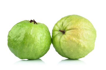 guava fruit on white background