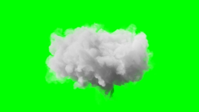 beautiful building rain cloud isolated on greenscreen with alpha (hd, ultra high definition, 1920x1080, 3840x2160, 1080p)