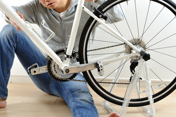 自転車のメンテナンス
