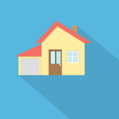 flat style house icon