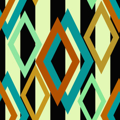 Seamless triangle bright pattern background geometric abstract