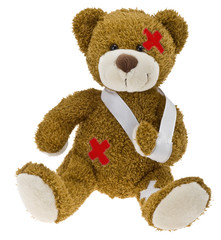 Teddybär als Patient