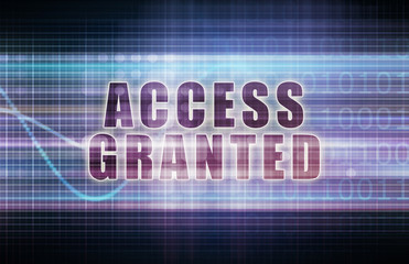 Fototapeta premium Access Granted