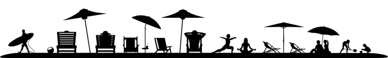 Silhouette Strand © SimpLine