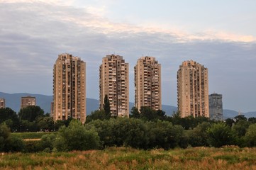 Old buildings in Zagreb