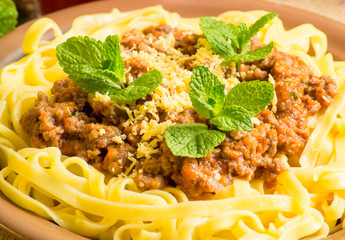 Spaghetti bolognese