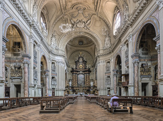Obraz premium San Filippo Neri Church, Turin, Italy