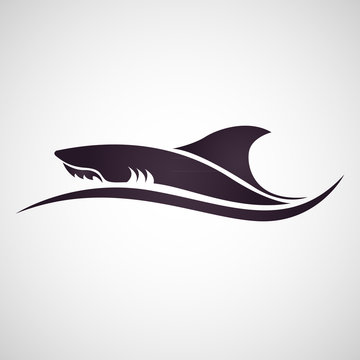 Shark logo vector