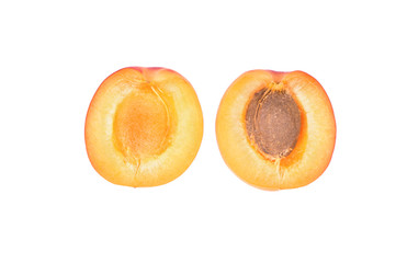 Half of apricot