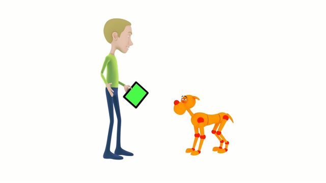 Un perro enamorado de las nuevas tecnolog&iacute;as 