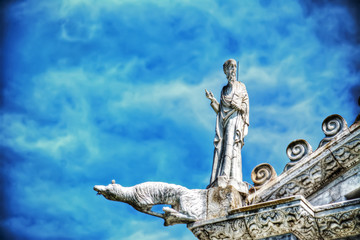 gargoyle in Pisa cathedral