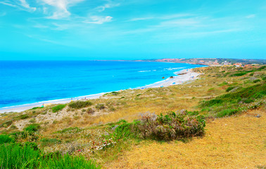 San Giovanni coastline in Sardinia