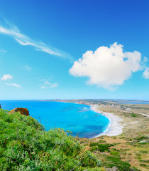 San Giovanni beach under clouds