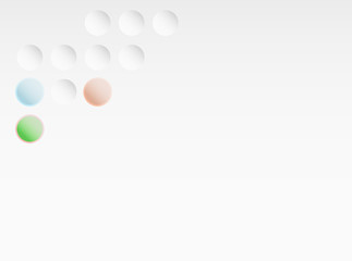 abstract white background with circles, vector illustration