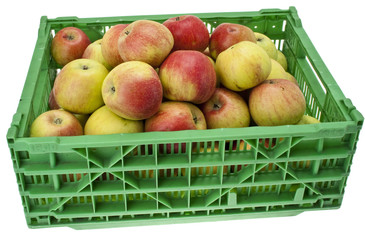 Stiege mit Äpfel