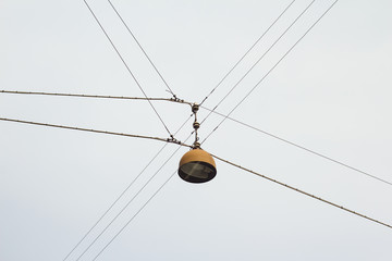 Traditional Copenhagen street lamp