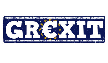 Grexit stamp