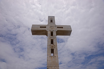 Kreuz unter Wolken, Pointe des Châteaux, Guadeloupe