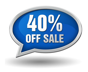 forty percent off sale
