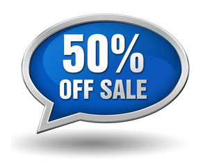 fifty percent off sale