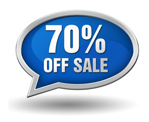 seventy percent off sale