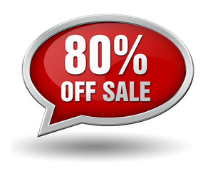 eighty percent off sale