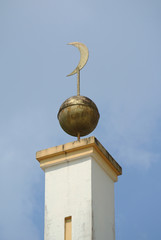 Architectural detail of Sultan Mahmud Mosque In Kuala Lipis, Pahang 
