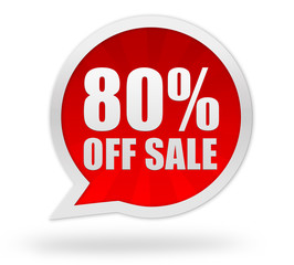 eighty percent off sale