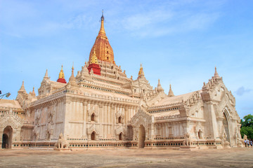 Ananda temple, the most beautiful temple in Bagan, Myanmar