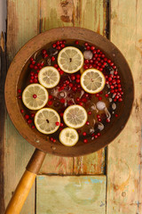 Cranberry lemon punch