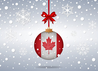 christmas background canada