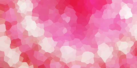 Fototapeta premium Pink beige crimson triangular polygon pattern background