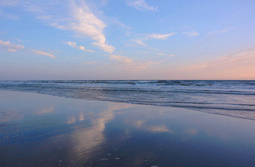 Niederlande Nordsee am Abend