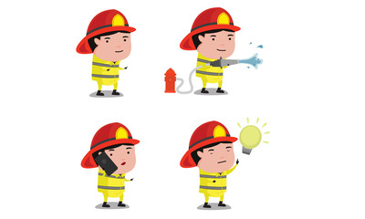Fireman Mascot 2