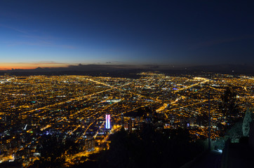 Bogotá Colombia Monzerrate Atenas de América